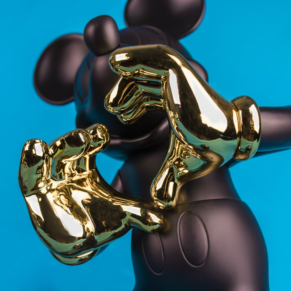 LEBLON DELIENNE【MickeyWithLove/ミッキーウィズラブ/ブラック＆ゴールド/Small30センチ】 LHDMLB-30