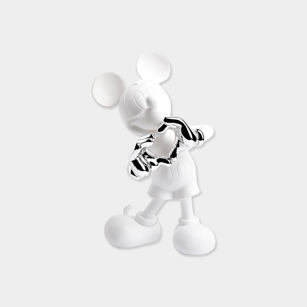 LEBLON DELIENNE【MickeyWithLove/ミッキーウィズラブ/マットホワイト＆シルバー/Small30センチ】 LHDMLW-30