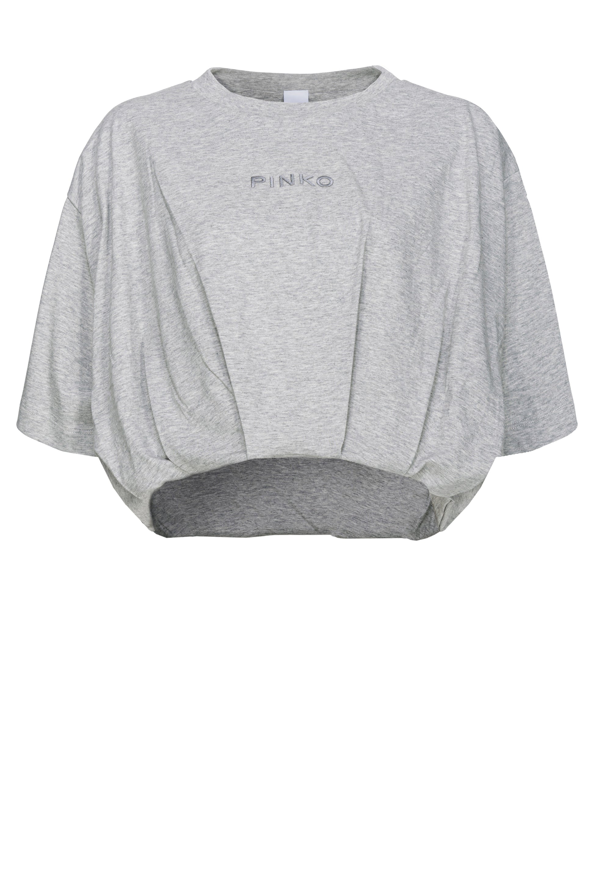 PINKO【刺繍ロゴ/コットン/クロップド/1点のみ】刺繍ロゴT PG2810-23