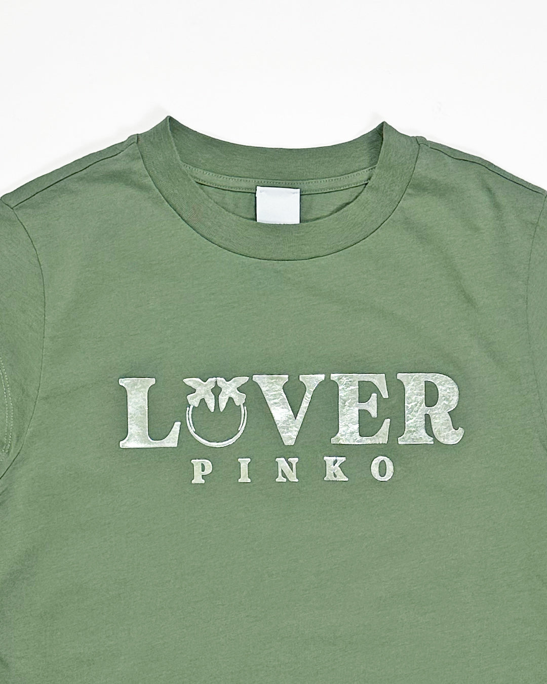 PINKO【コットン/ロゴ/フレンチスリーブ】LOVERロゴフレンチスリーブT PG2832-51