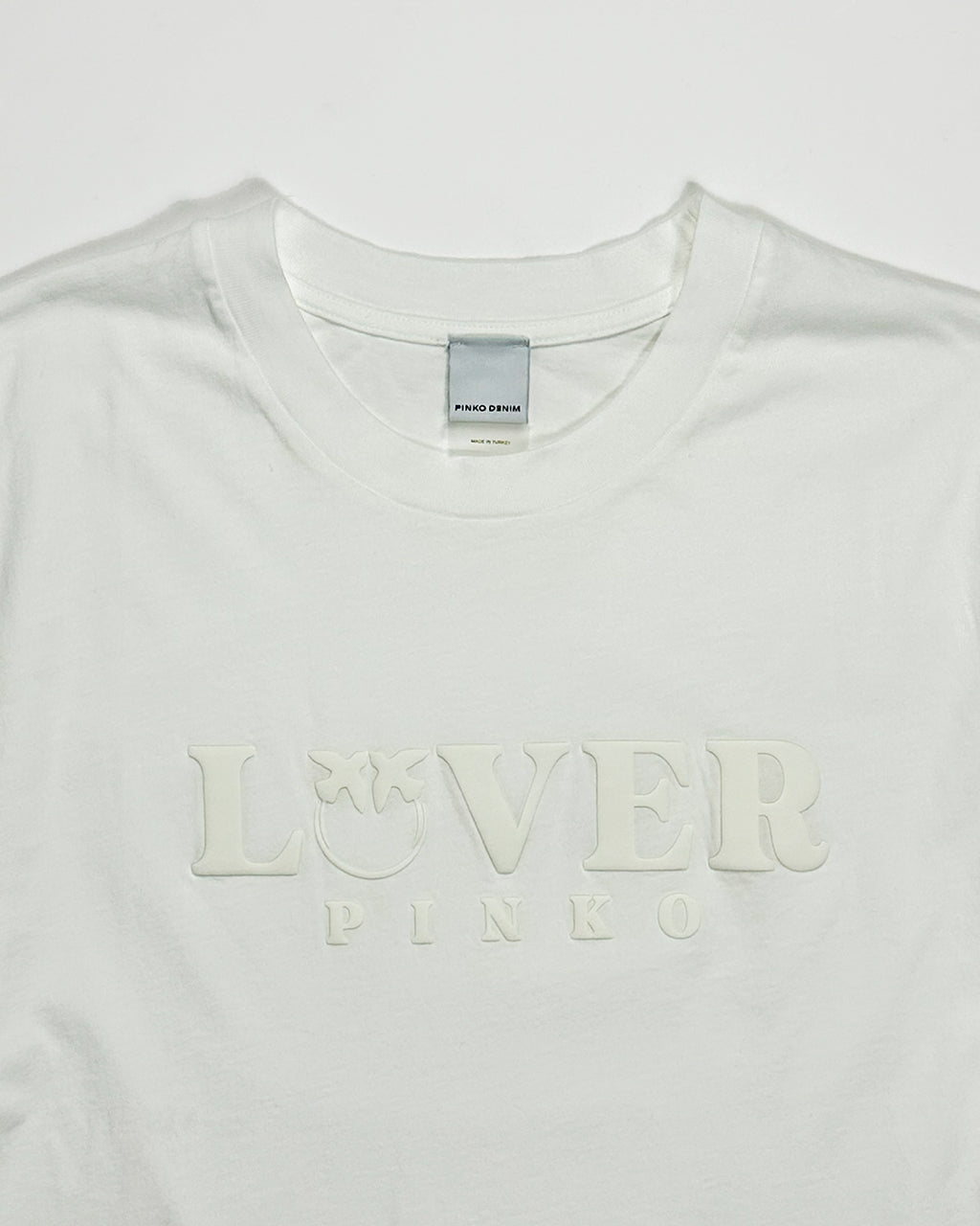 PINKO【コットン/ロゴ/ロールアップ】LOVERロゴTシャツ PG2833-51