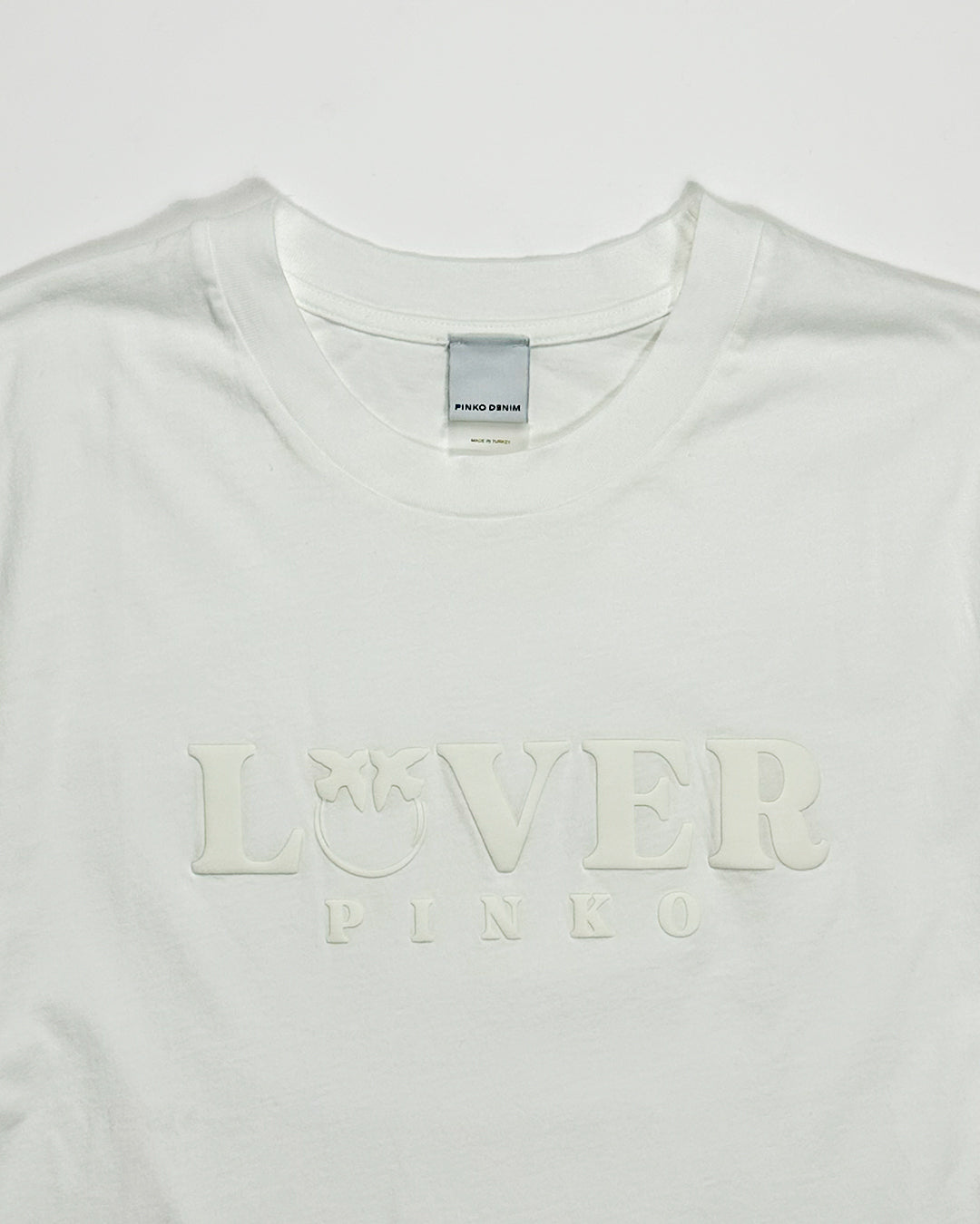 PINKO【コットン/ロゴ/ロールアップ】LOVERロゴTシャツ PG2833-51
