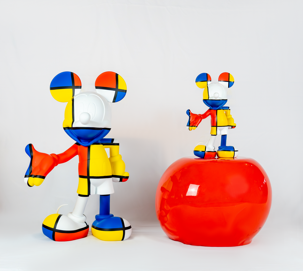 LEBLON DELIENNE【MickeyWWelcomeArt/ミッキーウェルカムアート/マルチカラー/Small30センチ】 LHDMWA-30