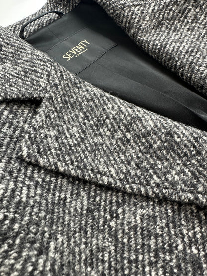 SEVENTY VENEZIA　【ウール/シルク/ストレッチ/エアリー/テーラード/セットアップ】シルクミックスツイードジャケット　SH0208-10