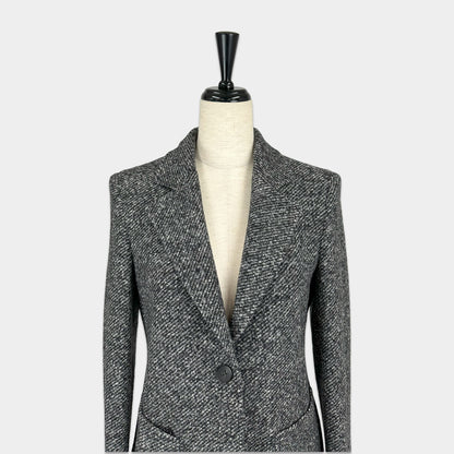 SEVENTY VENEZIA　【ウール/シルク/ストレッチ/エアリー/テーラード/セットアップ】シルクミックスツイードジャケット　SH0208-10