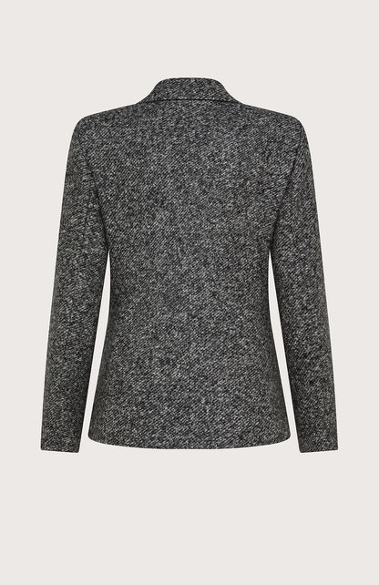 SEVENTY VENEZIA　【ウール/シルク/ストレッチ/エアリー/テーラード/セットアップ】シルクミックスツイードジャケット　SH0208-10