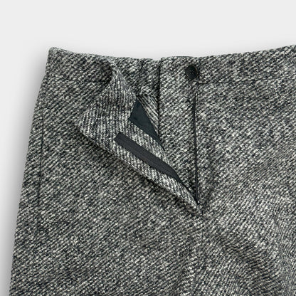 SEVENTY VENEZIA　【ウール/シルク/ストレッチ/エアリー/ウエストゴム/セットアップ】シルクミックスツイードパンツ　SH0306-10