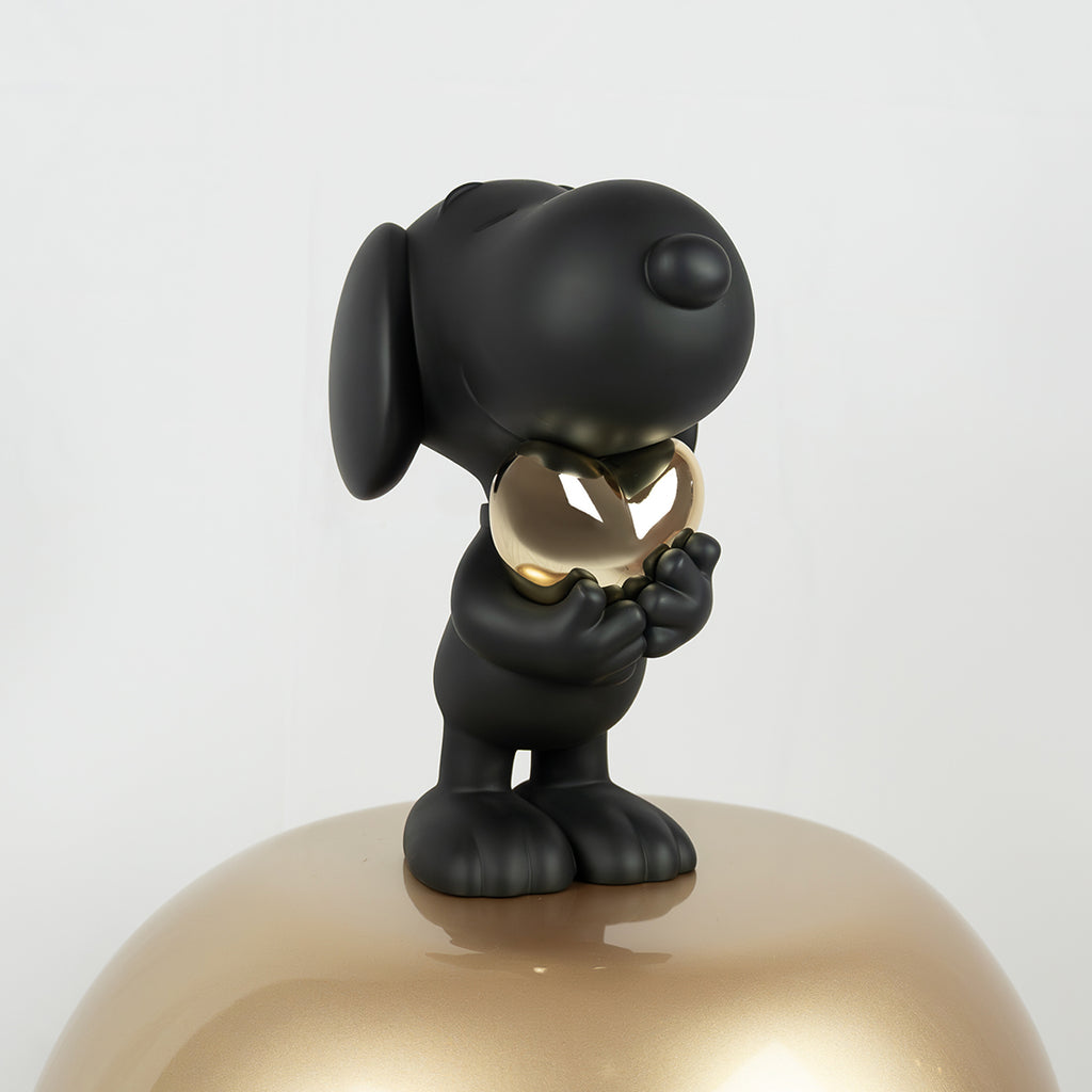 LEBLON DELIENNE【SnoopyHeart♡BLACK/マットブラック/スヌーピーハートブラック/Peanuts/Small27センチ】 LHSSHB-27