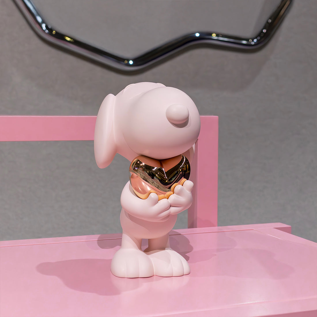 LEBLON DELIENNE【SnoopyHeart♡PINK/マットピンク/スヌーピーハートピンク/Peanuts/Small27センチ】 LHSSHP-27