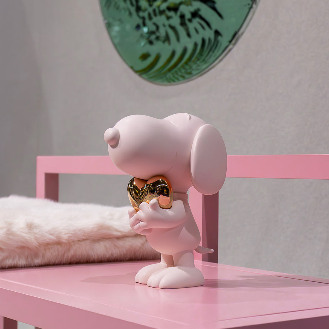 LEBLON DELIENNE【SnoopyHeart♡PINK/マットピンク/スヌーピーハートピンク/Peanuts/Small27センチ】 LHSSHP-27