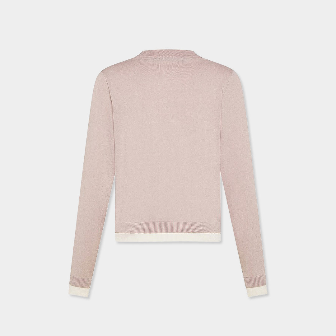 19.70【サクラカラー/レーヨンポリエステル/アンサンブル】サクラカーディガン　TI0710-56