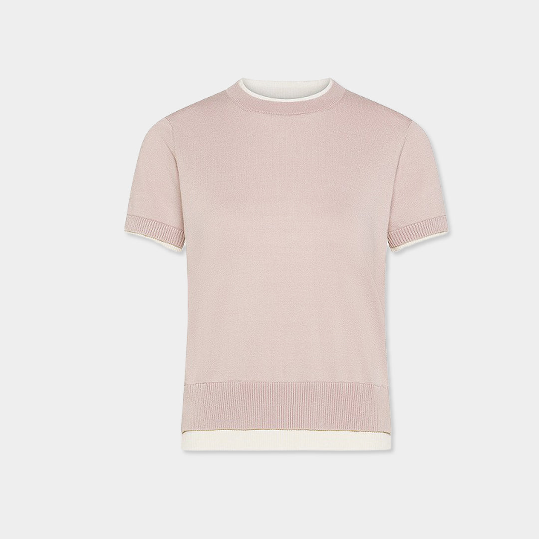 19.70【サクラカラー/レーヨンポリエステル/アンサンブル】サクラセーター　TI0712-56