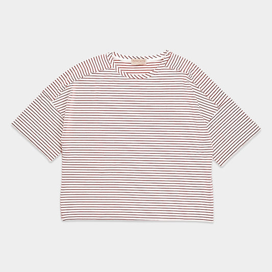 PUROTATTO【ストレッチ/イージーケア/ドロップショルダー/ワイド】ボーダーTシャツ UG1836-14
