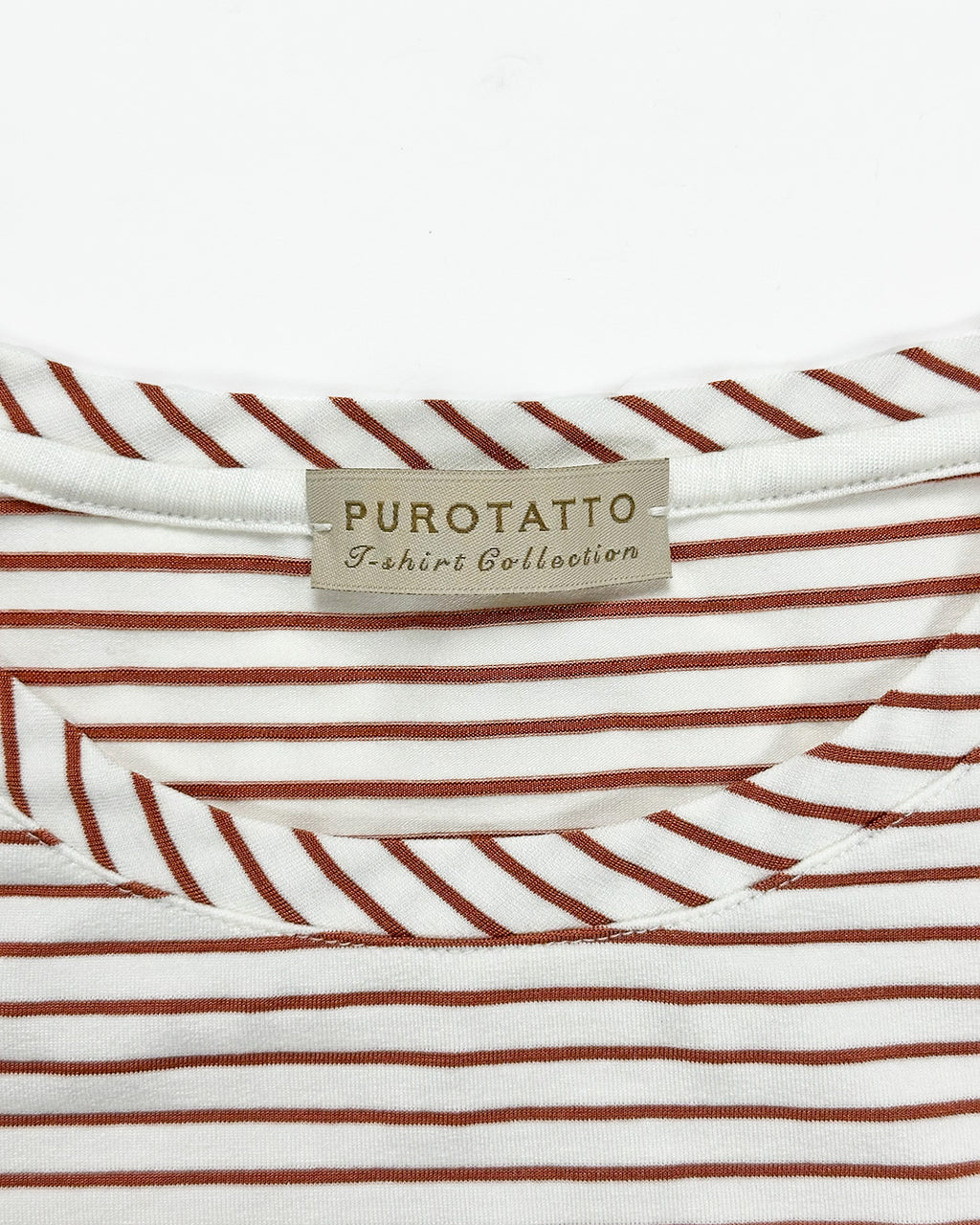 PUROTATTO【ストレッチ/イージーケア/ドロップショルダー/ワイド】ボーダーTシャツ UG1836-14