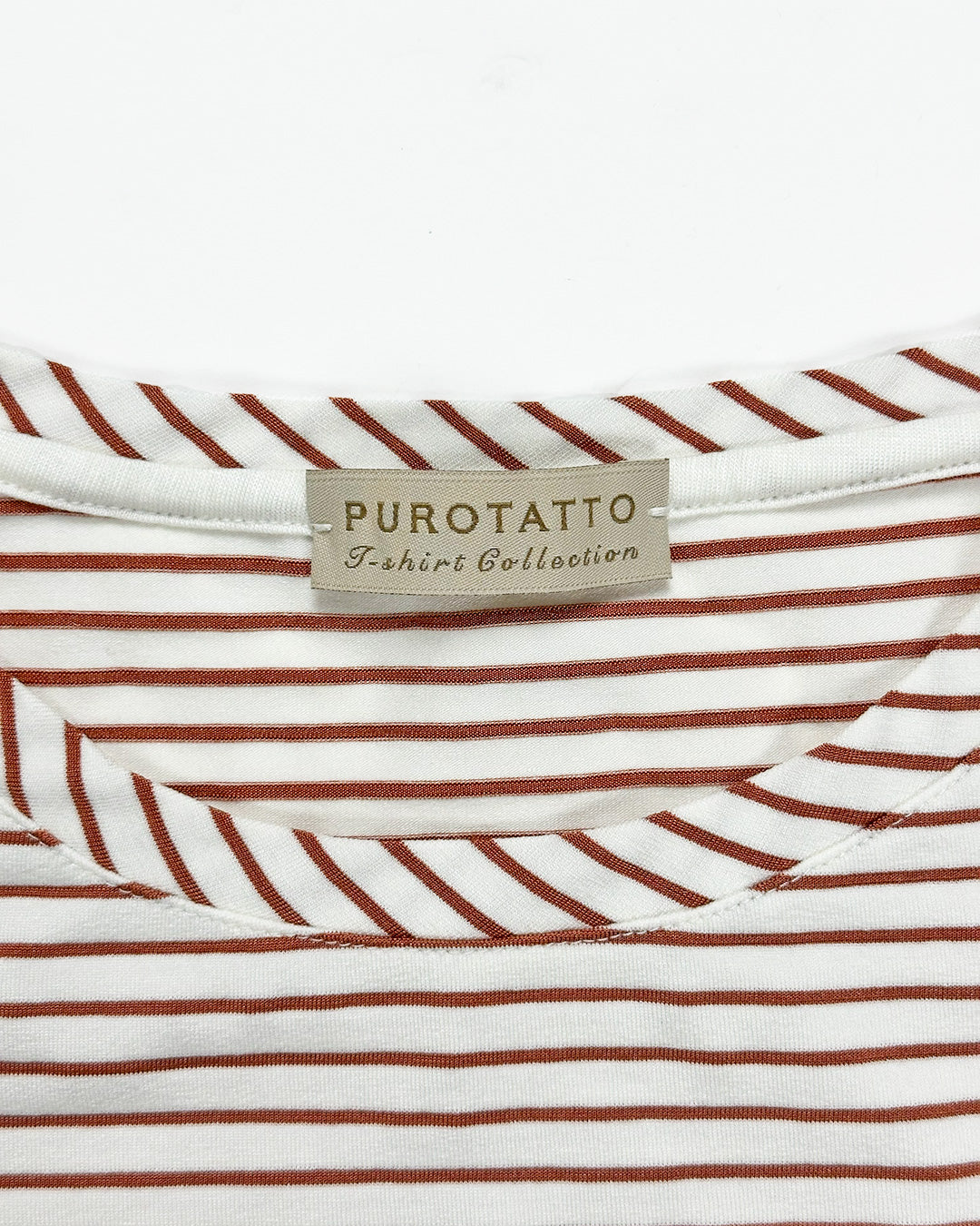 PUROTATTO【ストレッチ/イージーケア/ドロップショルダー/ワイド】ボーダーTシャツ UG1836-14
