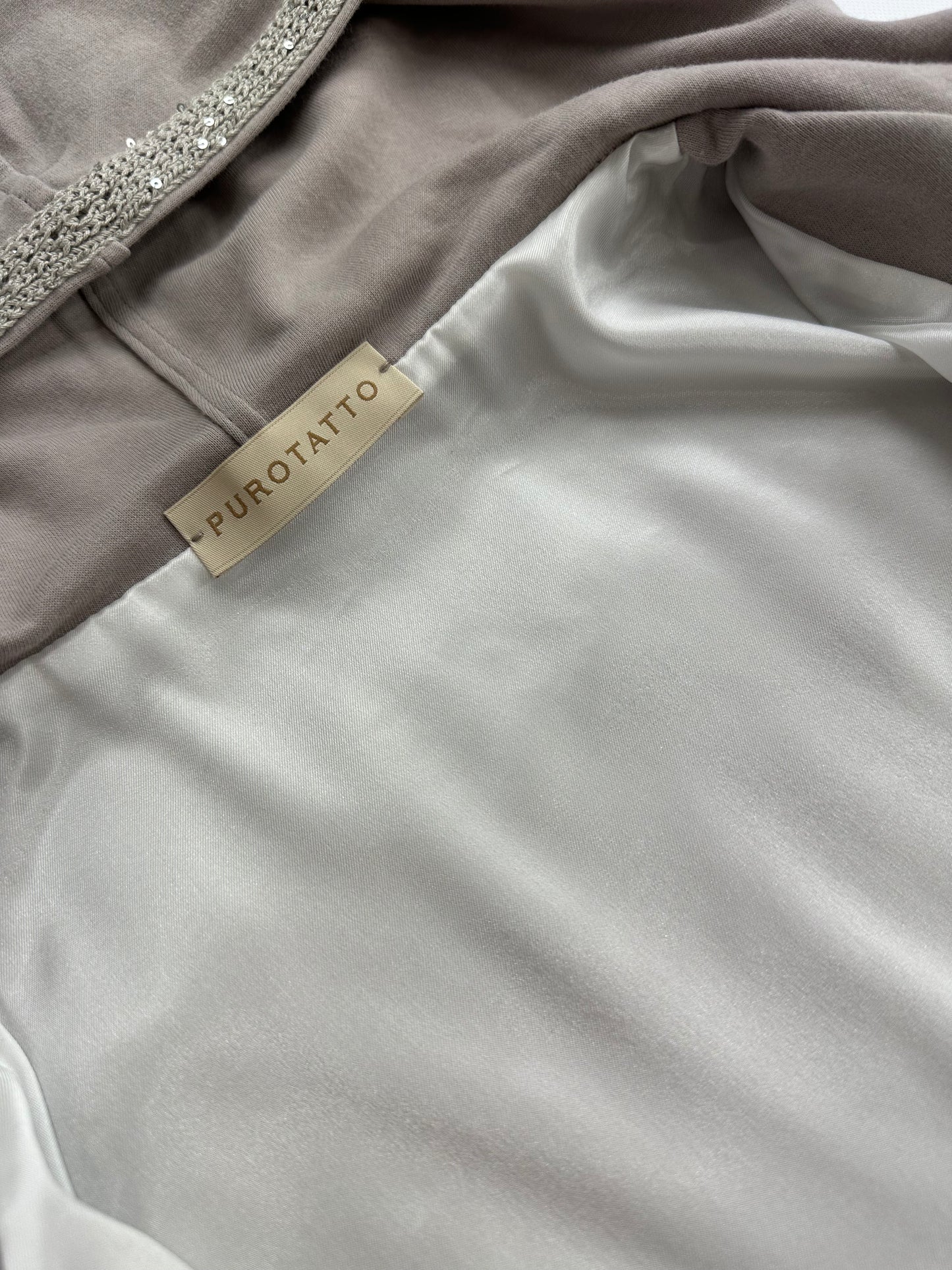 【人気】PUROTATTO【PICK UP！/コットン100％/リラックス/カジュアルスタイル/ジャージ】ラメパイピングパーカー　UH0855-57