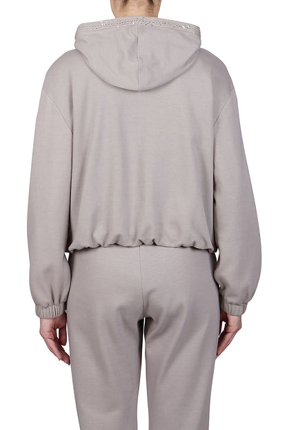 【人気】PUROTATTO【PICK UP！/コットン100％/リラックス/カジュアルスタイル/ジャージ】ラメパイピングパーカー　UH0855-57