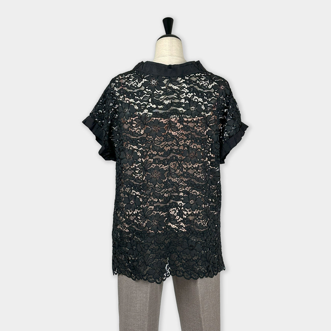 P.A.R.O.S.H.【プラスサイズ/シアーレース/チュニック/インナー付