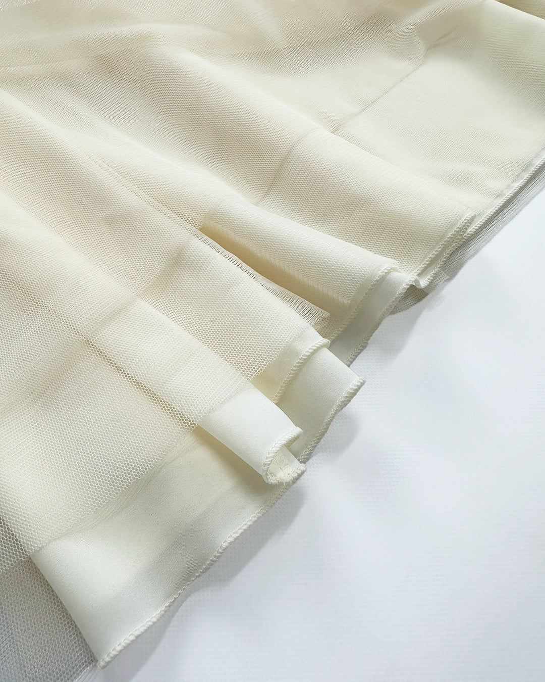 ALPHA STUDIO【チュール/シアー/サイドファスナー/裏地】チュールスカート　ZH0409-47