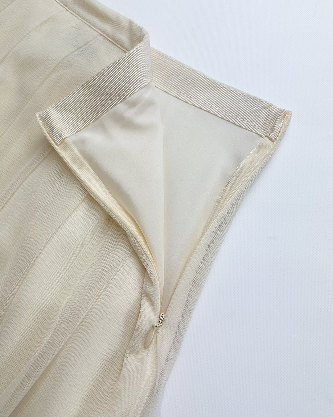 ALPHA STUDIO【チュール/シアー/サイドファスナー/裏地】チュールスカート　ZH0409-47