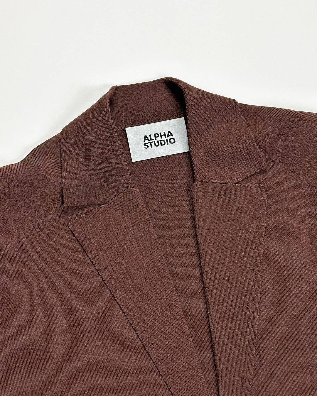 ALPHA STUDIO【テーラードベスト/レーヨン/COOL/バーガンディブラウン】テーラードベスト　ZI00202-16