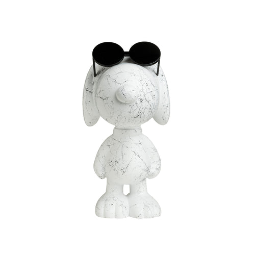 LEBLON DELIENNE ルブロンデリエンヌ【SnoopySunGraf/マットホワイト＆グロッシーブラック/スヌーピーサングラス/Peanuts/Small27センチ】 LHSSSG-27