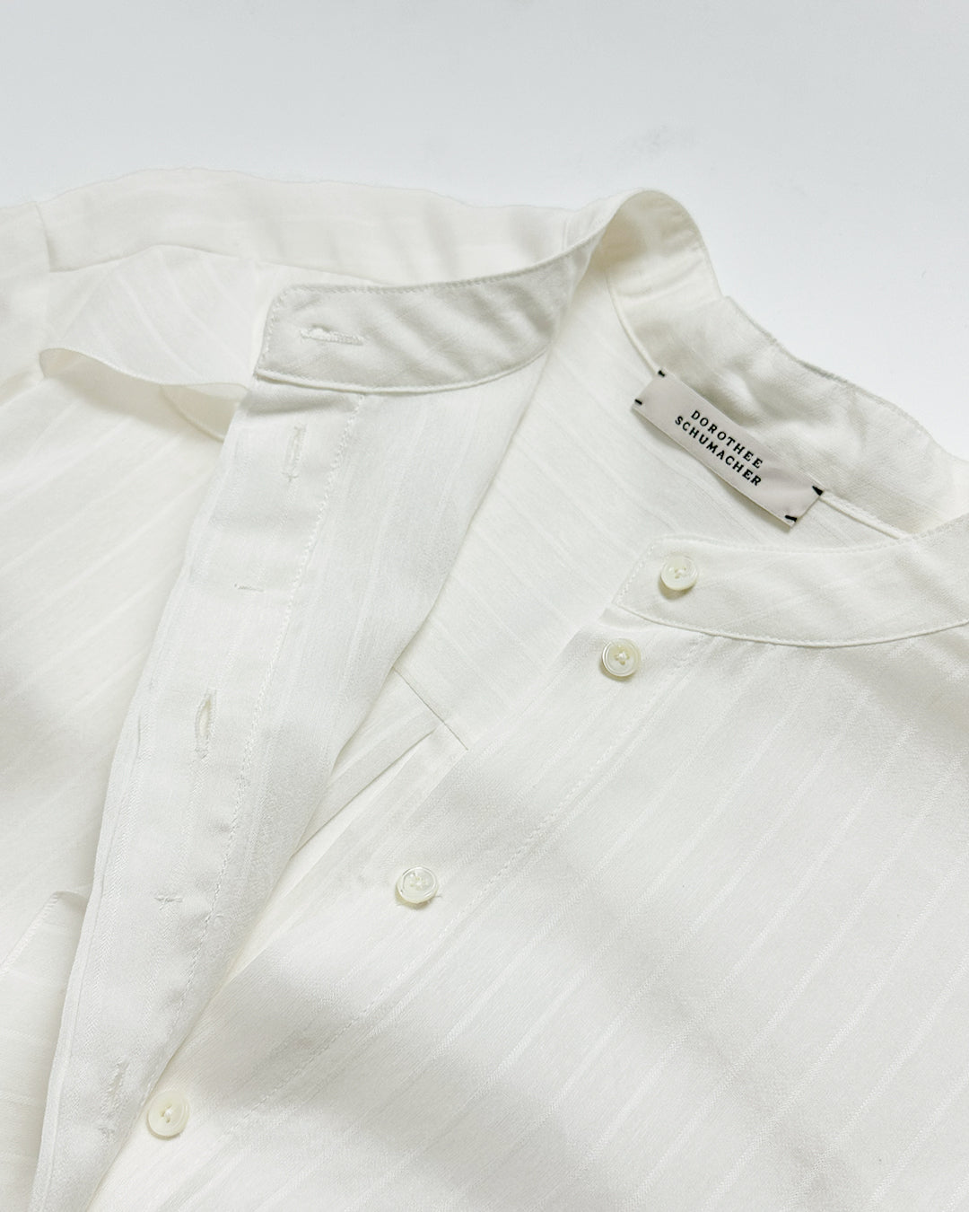 DOROTHEE SCHUMACHER【オケージョン/シルク混/フリル/Iライン】ボウタイブラウス　GG5616-44