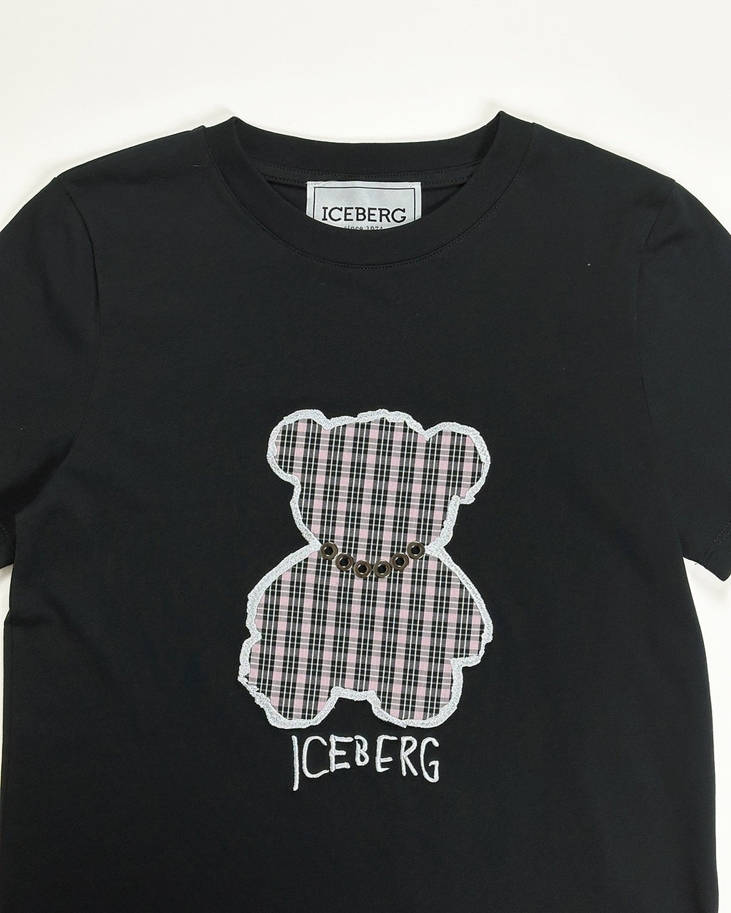 ICEBERG【カットソー/アイスベアー/ロゴ/チェック/コットン】アイスベアカットソー　II0808-23