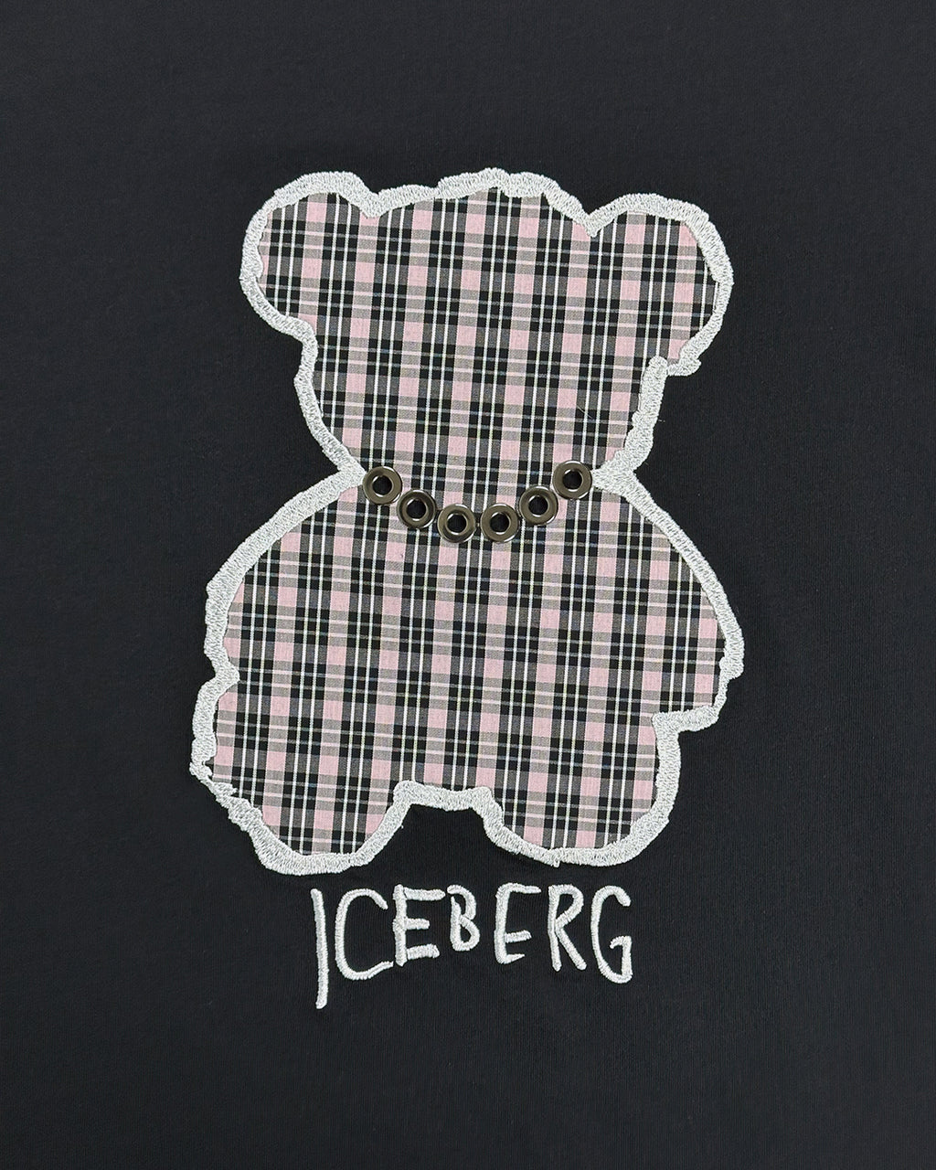 ICEBERG【カットソー/アイスベアー/ロゴ/チェック/コットン】アイスベアカットソー　II0808-23