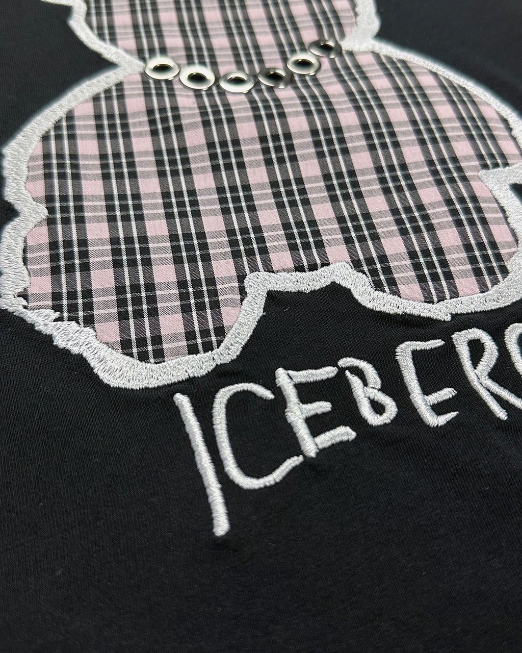 ICEBERG【カットソー/アイスベアー/ロゴ/チェック/コットン】アイスベアカットソー　II0808-23