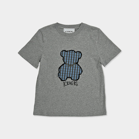 ICEBERG【カットソー/アイスベアー/ロゴ/チェック/コットン】アイスベアカットソー　II0808-23