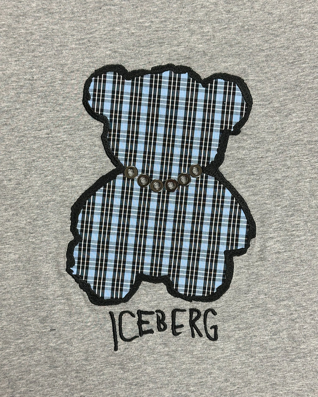 ICEBERG【カットソー/アイスベアー/ロゴ/チェック/コットン】アイスベアカットソー　II0808-23