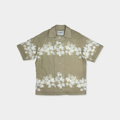 ICEBERG UOMO【メンズ/雑誌掲載/フラワーシャツ/リネンコットン/ロゴ】フラワーシャツ　BI0606-13