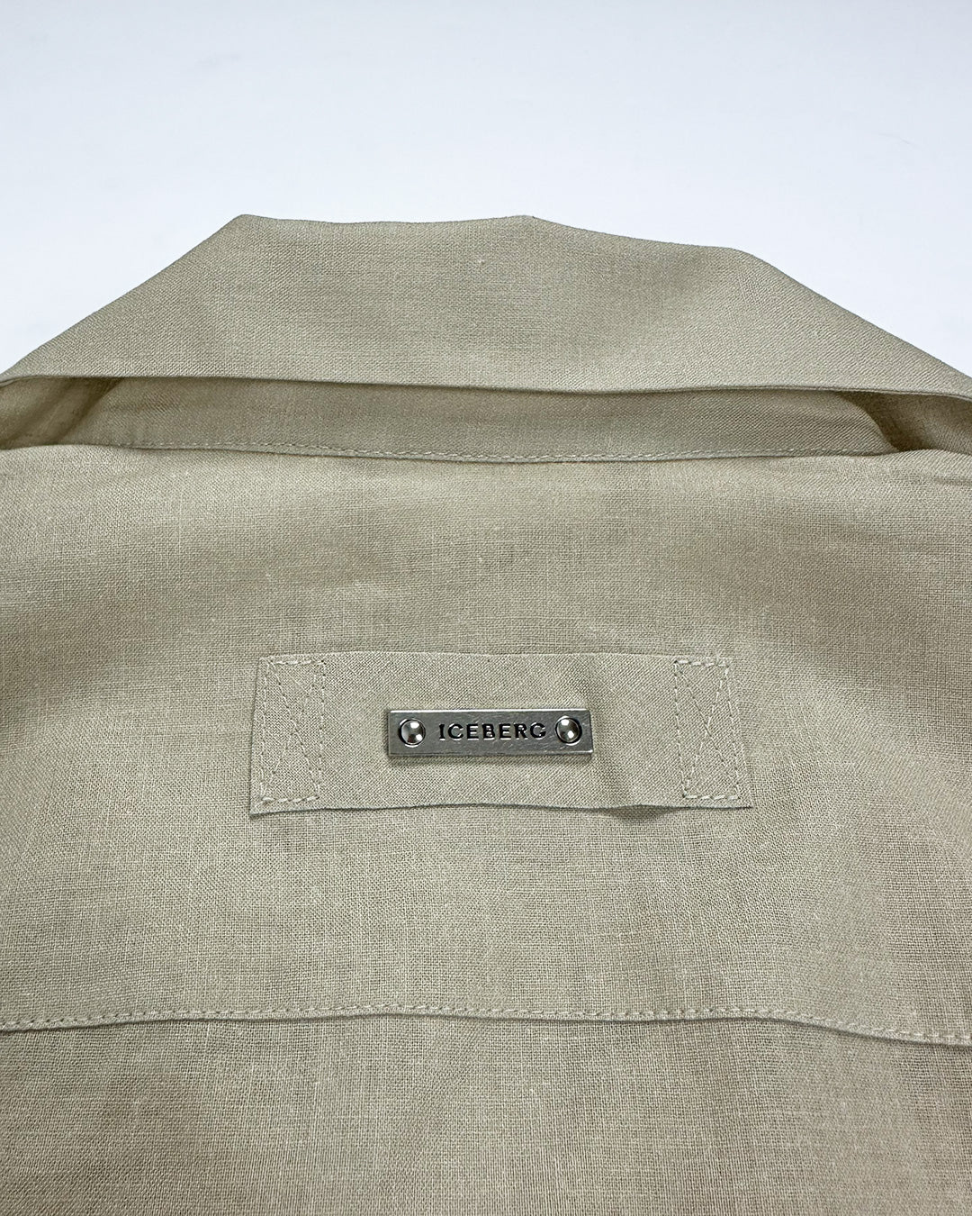 ICEBERG UOMO【メンズ/雑誌掲載/フラワーシャツ/リネンコットン/ロゴ】フラワーシャツ　BI0606-13