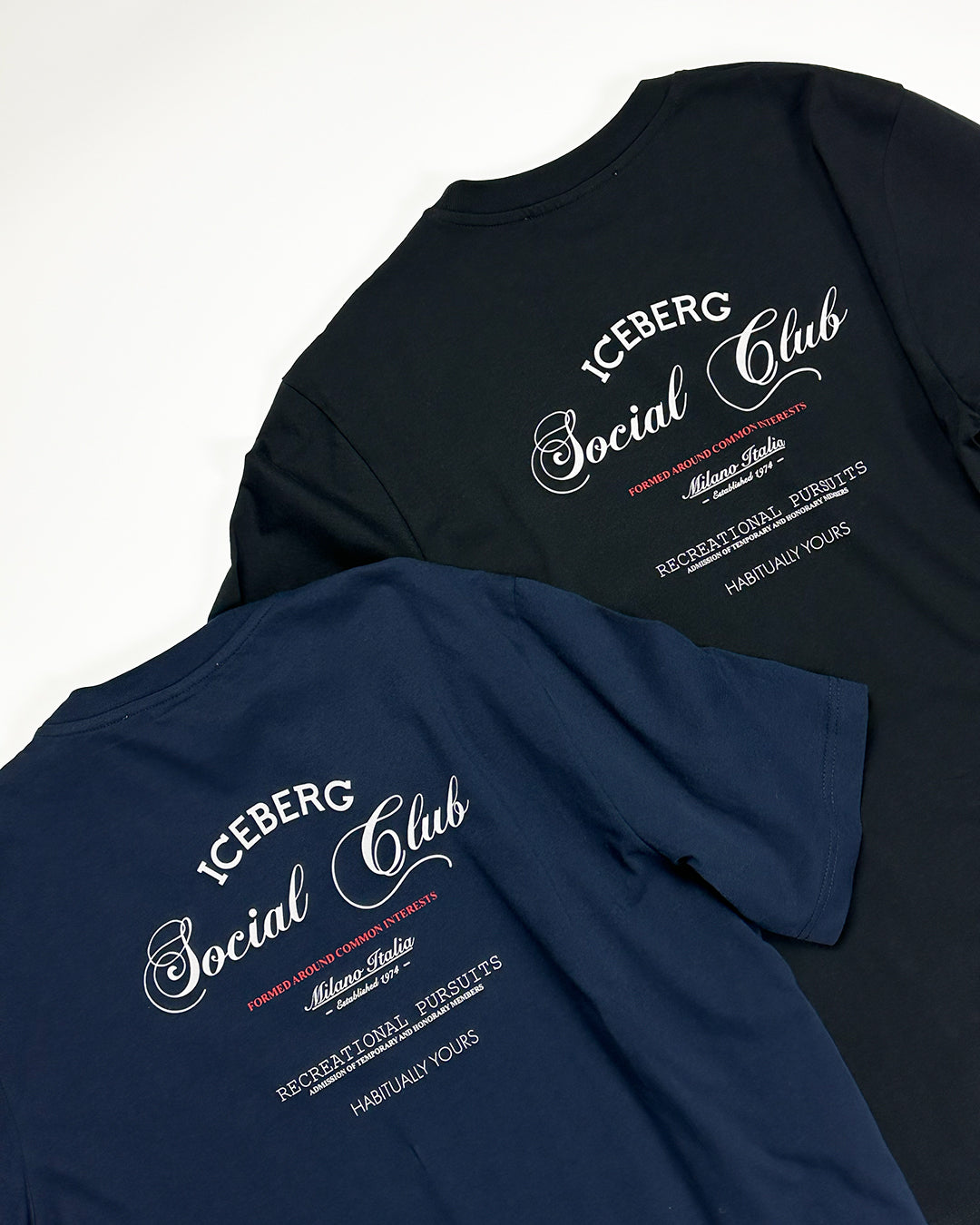 ICEBERG UOMO【メンズ/雑誌掲載/カットソー/ロゴ/コットン】ロゴカットソー　BI0816-24