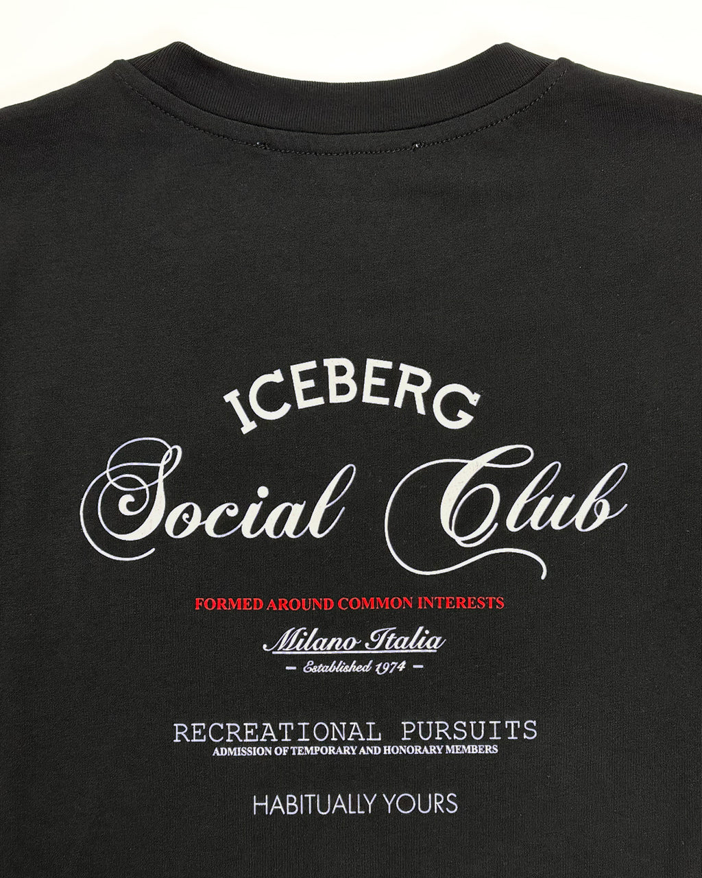 ICEBERG UOMO【メンズ/雑誌掲載/カットソー/ロゴ/コットン】ロゴカットソー　BI0816-24