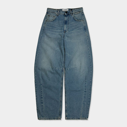 ICEBERG【春デニム/バレル/ワイド/ロゴ】バレルデニム　II0303-03