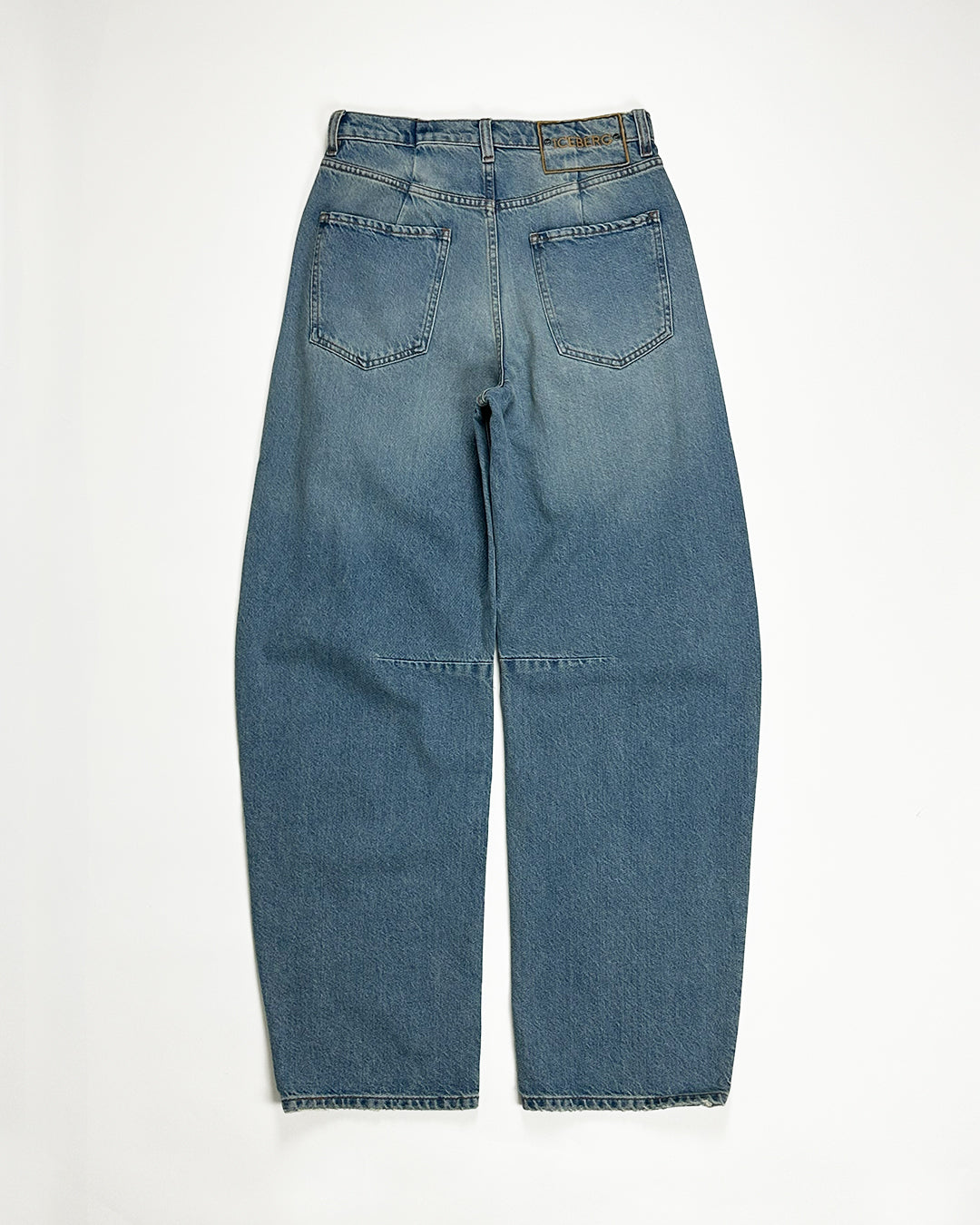 ICEBERG【春デニム/バレル/ワイド/ロゴ】バレルデニム　II0303-03