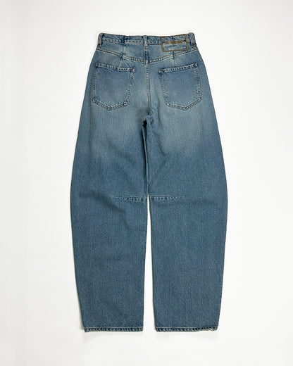 ICEBERG【春デニム/バレル/ワイド/ロゴ】バレルデニム　II0303-03