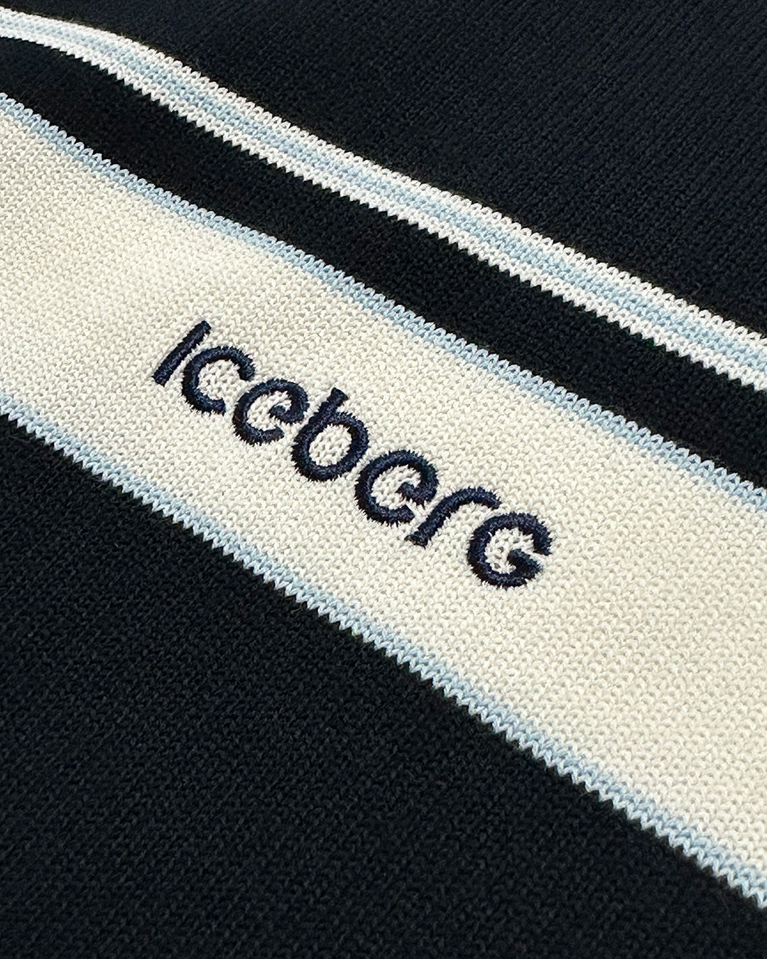 ICEBERG UOMO【メンズ/雑誌掲載/サマーニット/コットン/ロゴ】ロゴサマーニット　BI0711-39