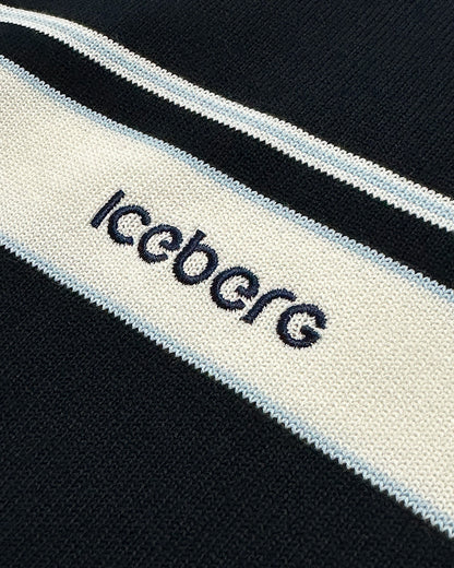 ICEBERG UOMO【メンズ/雑誌掲載/サマーニット/コットン/ロゴ】ロゴサマーニット　BI0711-39