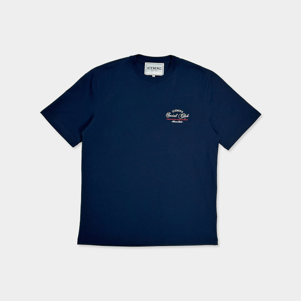 ICEBERG UOMO【メンズ/雑誌掲載/カットソー/ロゴ/コットン】ロゴカットソー　BI0816-24