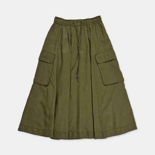 ICEBERG【春スカート/ミリタリー/カーゴ/ロングスカート】カーゴロングスカート　II0405-16
