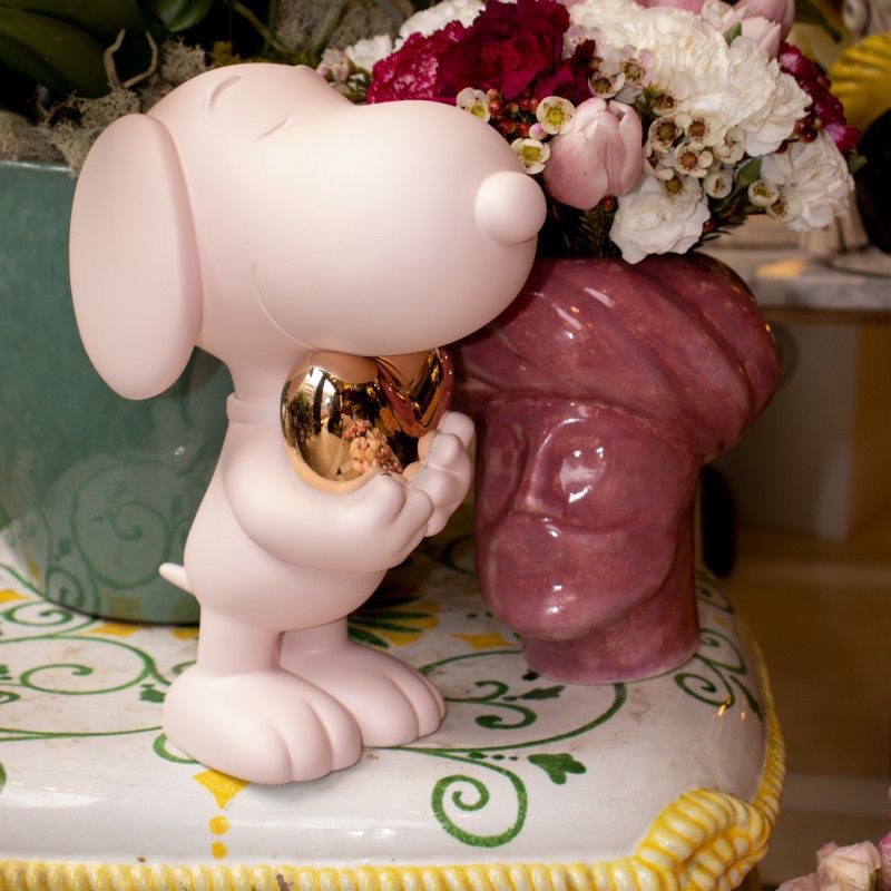 LEBLON DELIENNE ルブロンデリエンヌ【SnoopyHeart♡PINK/マットピンク×クロームゴールド/スヌーピーハートピンク/Peanuts/ピーナッツ/Small27センチ】 LHSSHP-27