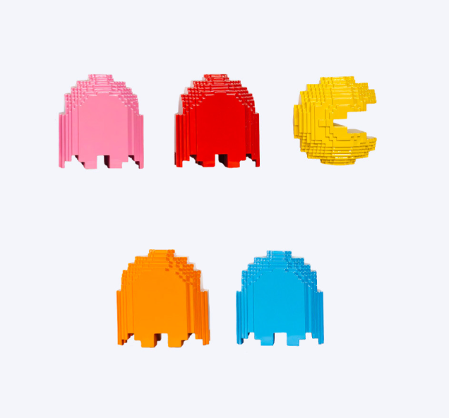 LEBLON DELIENNE【PAC-MAN/パックマン/マルチカラー/ExtraExtraSmall8センチ】 LHPACM-08