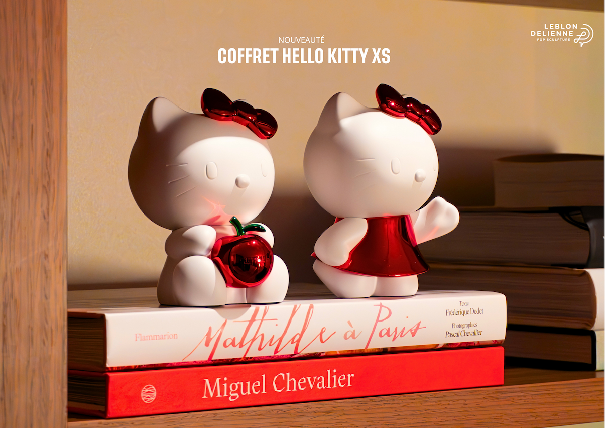 LEBLON DELIENNE【Set Of HelloKitty Apple & Dress/2セット/マット/ハローキティアップル＆ドレス/ExtraSmall12センチ】 LHHKS2-12